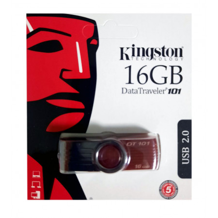 USB флеш накопитель Kingston DT101 16Gb Red (DT101 G2) (Гарантия 3 года)