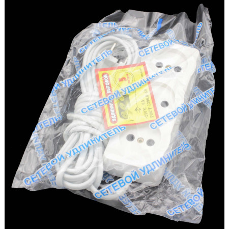 Подовжувач Харків 3 розетки, 5 метрів