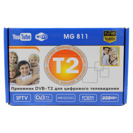 Цифровий Тюнер Т2 DV3 - Megogo MG811 (пластик)