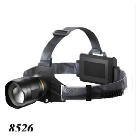 Налобный фонарь Bailong BL-8075-2-GT100, 2x18650, зум, ЗУ microUSB