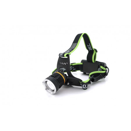 Налобный фонарь Bailong BL-A7-P50, 2x18650, зум, ЗУ microUSB
