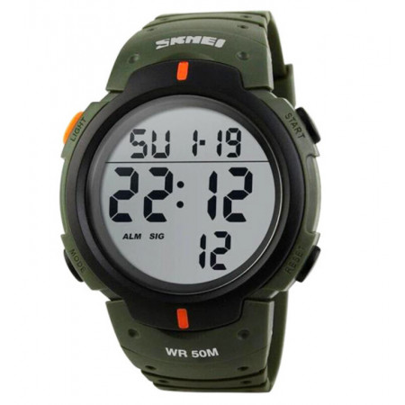 Годинники наручні SKMEI 1068AG, ARMY GREEN, 9289