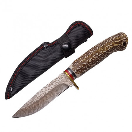 Нож охотничий Damascus 142