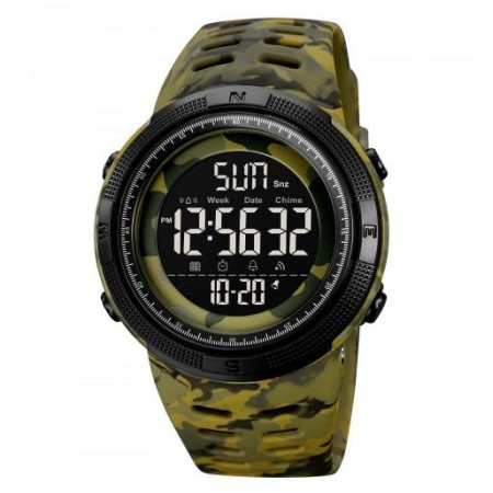 Годинник наручний SKMEI 2070CMGNBK, ARMY GREEN CAMO-BLACK, 9785