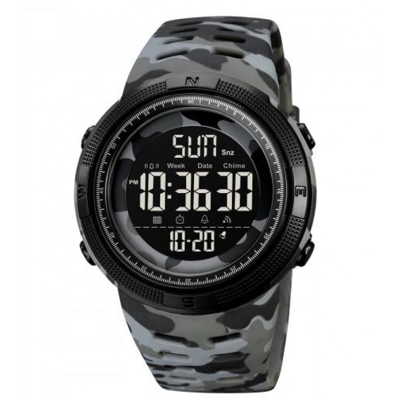 Годинник наручний SKMEI 2070CMGYBK, GRAY CAMO-BLACK, 9786