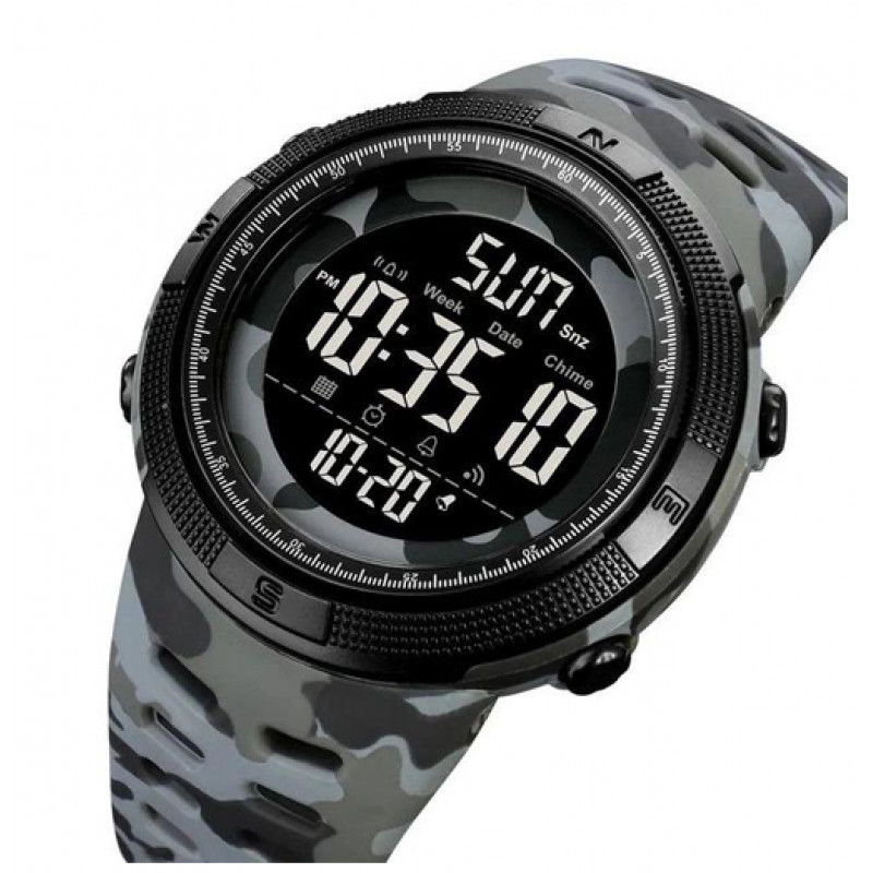 Годинник наручний SKMEI 2070CMGYBK, GRAY CAMO-BLACK, 9786