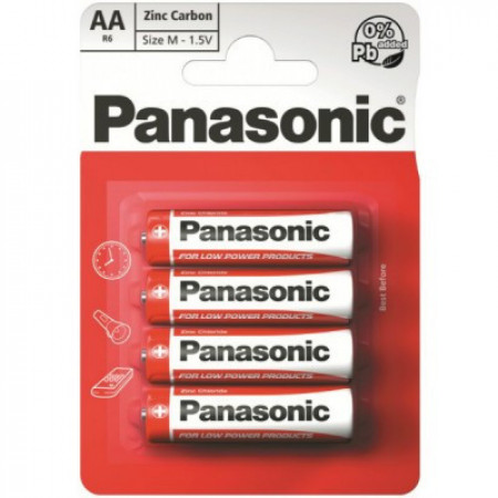 Батарейка Panasonic R6/AA/соляна