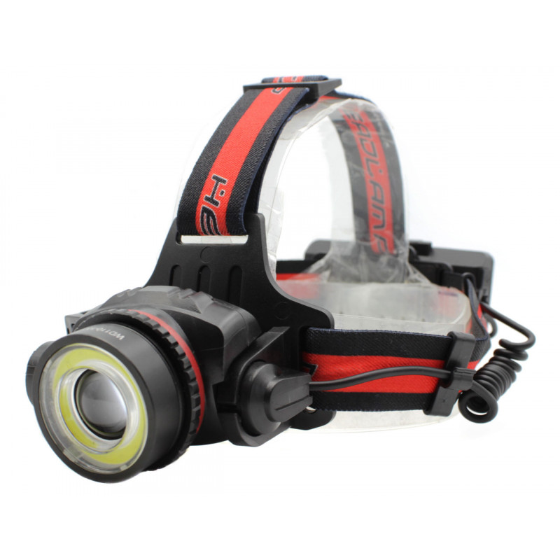 Налобный фонарь X-Balog PL110, Акк., T6+Cob