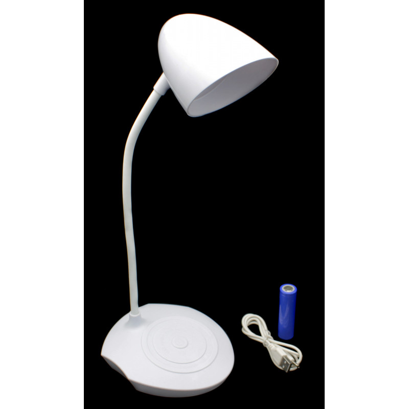 Настільна LED лампа акумуляторна JL-815A на 18650 / microUSB