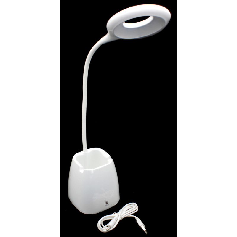 Настільна LED лампа акумуляторна на 18650 / microUSB (сенсорний вимикач) 1128 - WD477