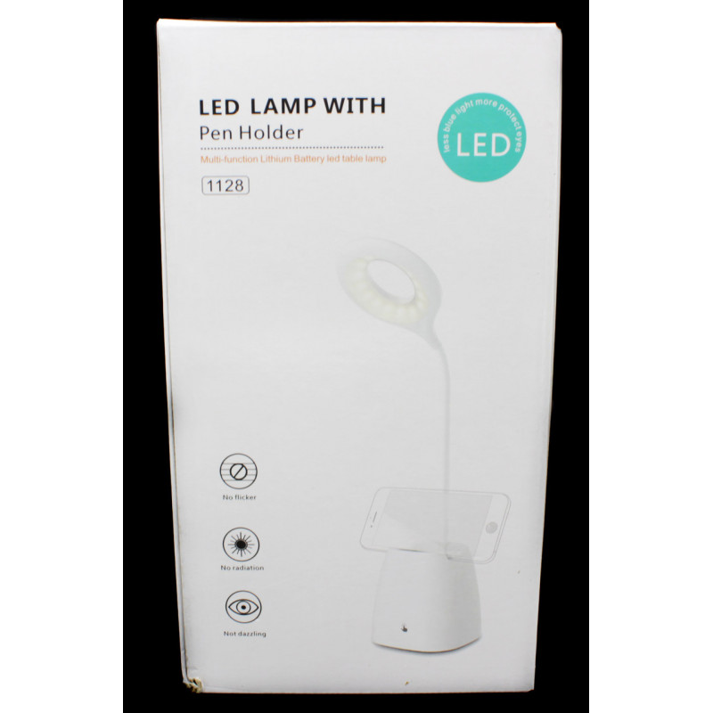 Настільна LED лампа акумуляторна на 18650 / microUSB (сенсорний вимикач) 1128 - WD477