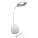 Настільна LED лампа акумуляторна на 18650 / microUSB (сенсорний вимикач) 1128 - WD477