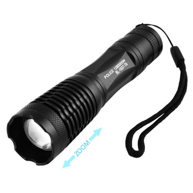 Ручний ліхтар Police BL-1837-T6, Li-ion 18650, 1хCree XM-L, Zoom