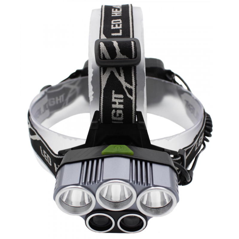 Налобный фонарь K-85-T6, Акк., 5xT6 LED, Zoom