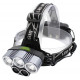 Налобный фонарь K-85-T6, Акк., 5xT6 LED, Zoom