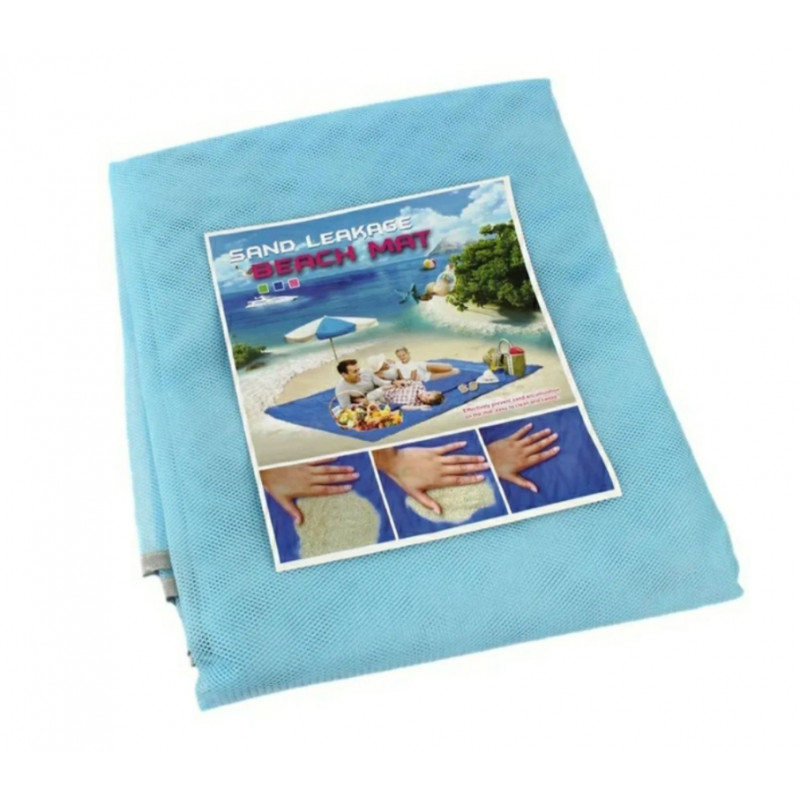 Пляжный коврик подстилка анти-песок Sand-free Mat 2*2 м / 7712