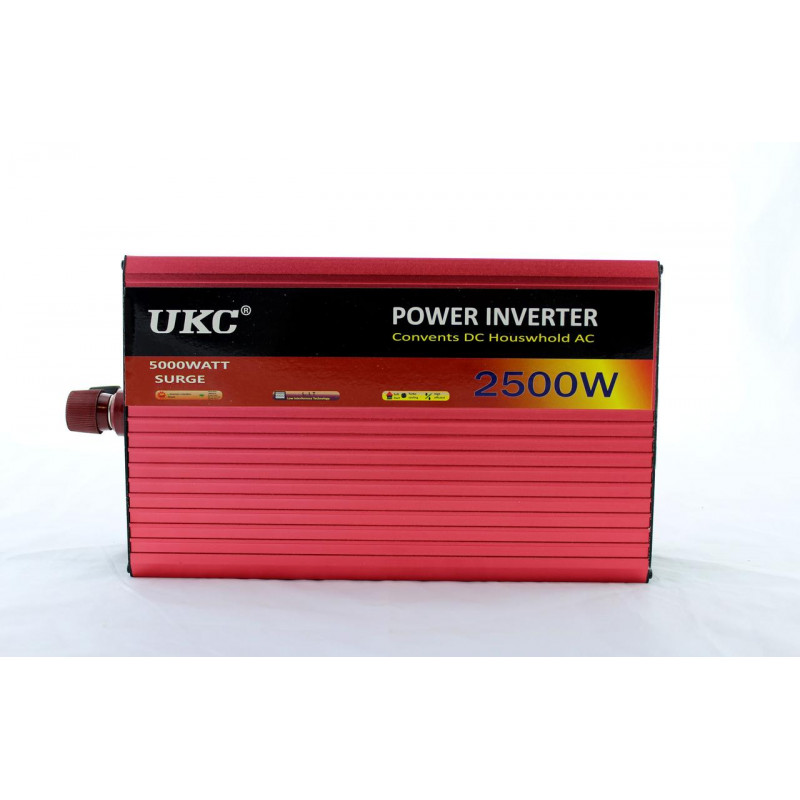Інвертор перетворювач UKC AC/DC AR 2500W 12V / 3052