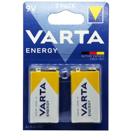 Батарейка Varta Energy Крона 6F22 / 9V / Алкалінова