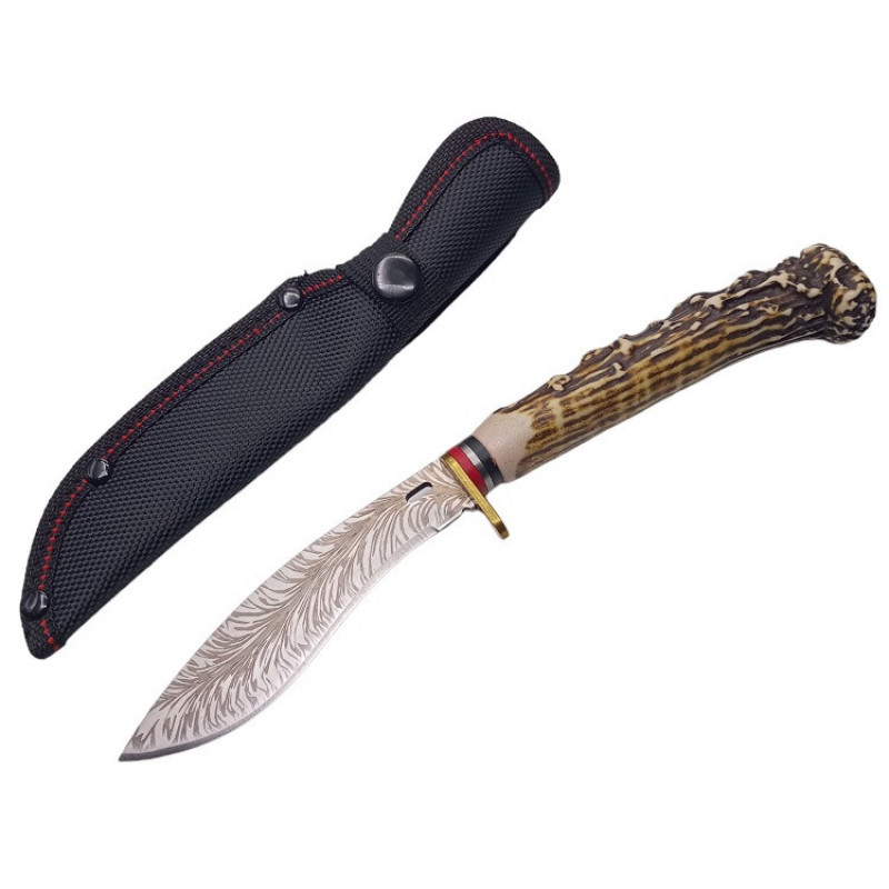 Нож охотничий Damascus 144