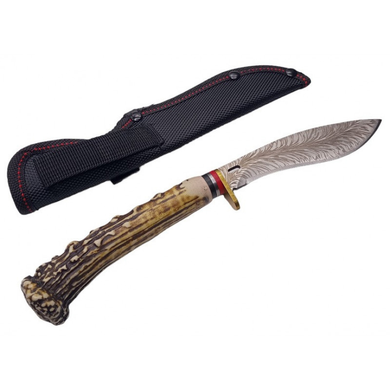 Нож охотничий Damascus 144