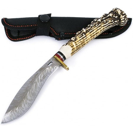 Нож охотничий Damascus 144