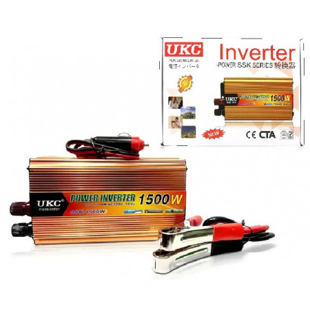 Інвертор перетворювач UKC AC/DC 1500W 12V SSK UKC - EH / 1678