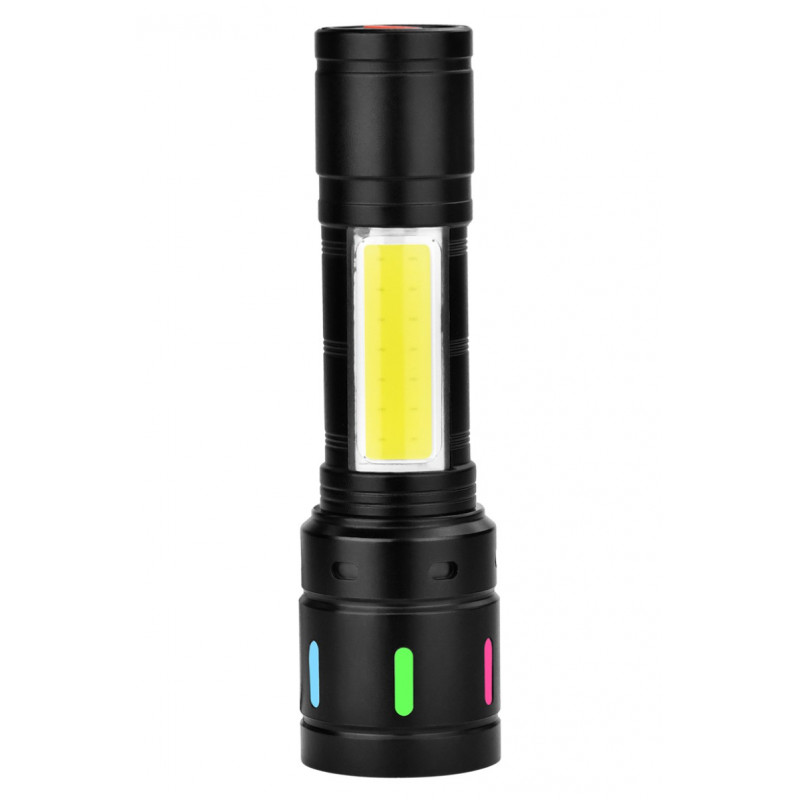 Ручний ліхтар BL-627-TG+COB, Li-Ion акумулятор, індикація заряду, ЗУ Type-C, зум