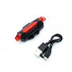 Велосипедний задній фонарик мигалка акумуляторний DC-918 microUSB