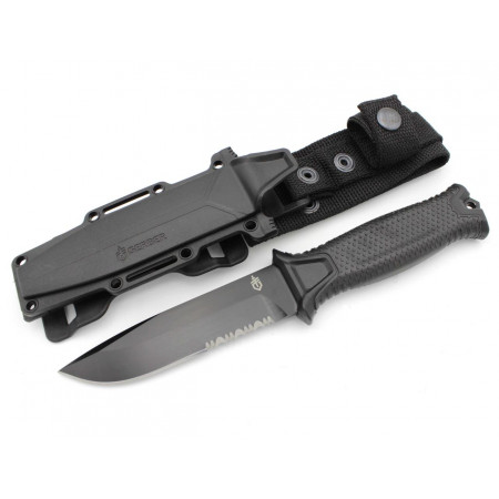 Нож охотничий Gerber Чёрный 539-6 / 25см / 11см