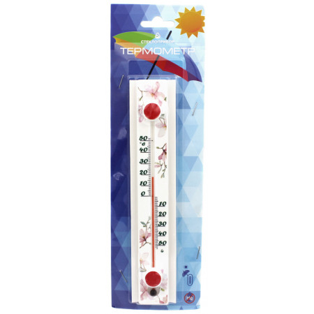 Термометр вуличний віконний Стеклоприбор ТБО исп.1, Сонячний парасолька великий