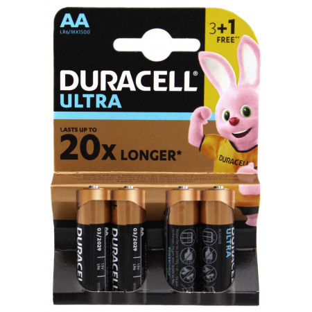 Батарейка Duracell Ultra LR6/AA блистер – 4 шт.