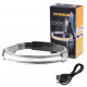 Налобный фонарь Stripe Ultra bright YD-33, 37SMD Белый+3SMD Красный, ЗУ micro USB, акум