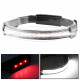 Налобный фонарь Stripe Ultra bright YD-33, 37SMD Белый+3SMD Красный, ЗУ micro USB, акум