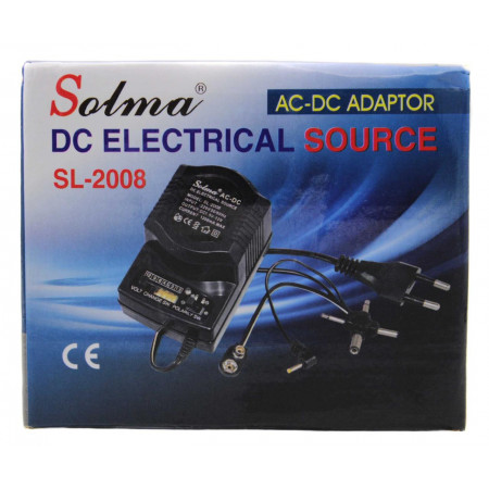 Универсальный блок питания 2008 3V-12V 1200mA AC/DC с регулятором мощности
