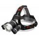 Налобный фонарь BORUIT RJ3001, Акк., T6 LED, ZOOM, автомобильная зарядка