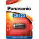 Батарейка Panasonic CR123 / 3V / 1 шт. на блістері