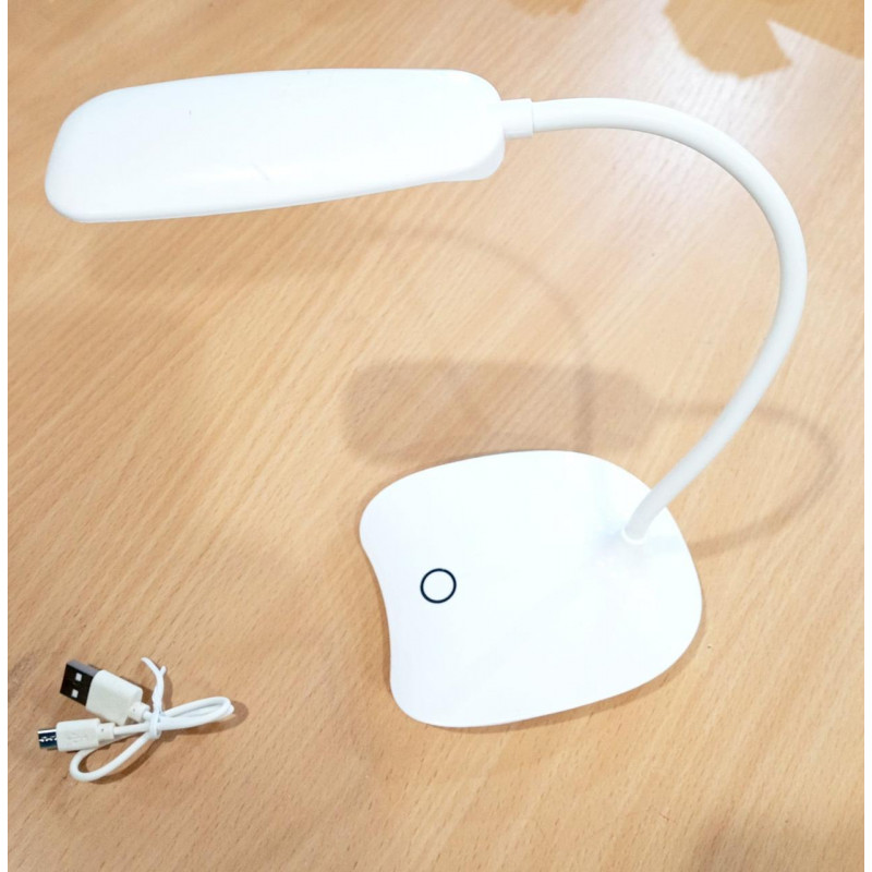 Настільна LED лампа акумуляторна D-001 з живленням від USB/ LED