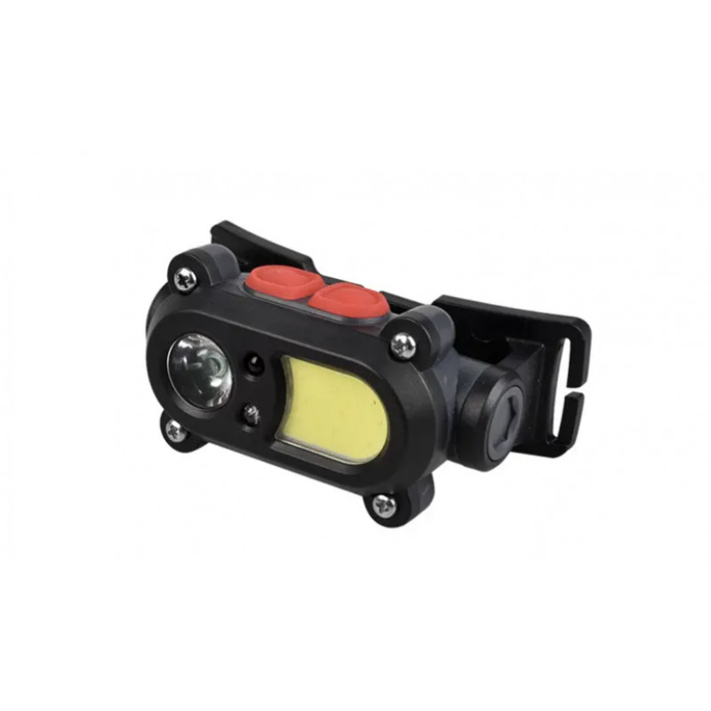 Налобный фонарь Bailong BL-208-XPE+COB, датчик движения, Li-Ion акум., водонепроницаемый, ЗУ microUSB