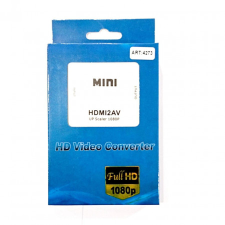 Конвертер - адаптер перехідник HDMI2AV, 4273