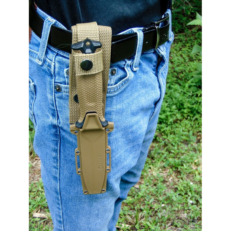 Нож охотничий Gerber Хаки 539-4 / 25см / 11см