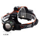 Налобный фонарь Bailong BL-T207-TG, 2x18650, 1 режим, ЗУ Type-C, zoom