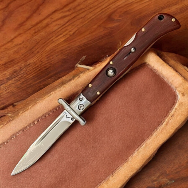 Нож выкидной AKC 9, 332 Brown