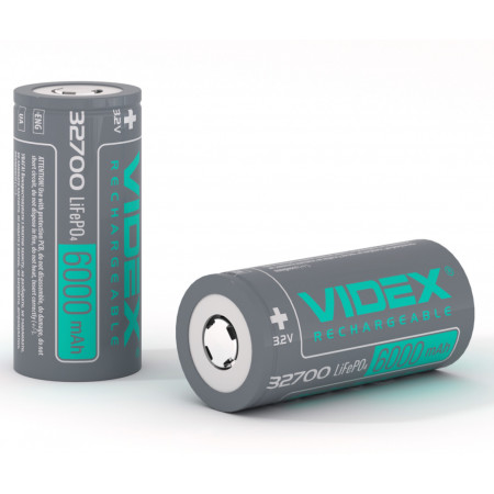 Акумулятор Videx 32700 LiFePO4 6000 mAh 3.7V