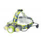 Налобный фонарь RB125, 2133-T6+2COB, ЗУ micro USB, 2х18650,