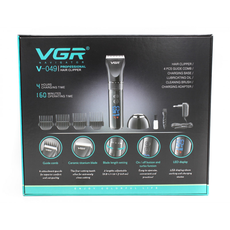 Профессиональная машинка для стрижки VGR V-049
