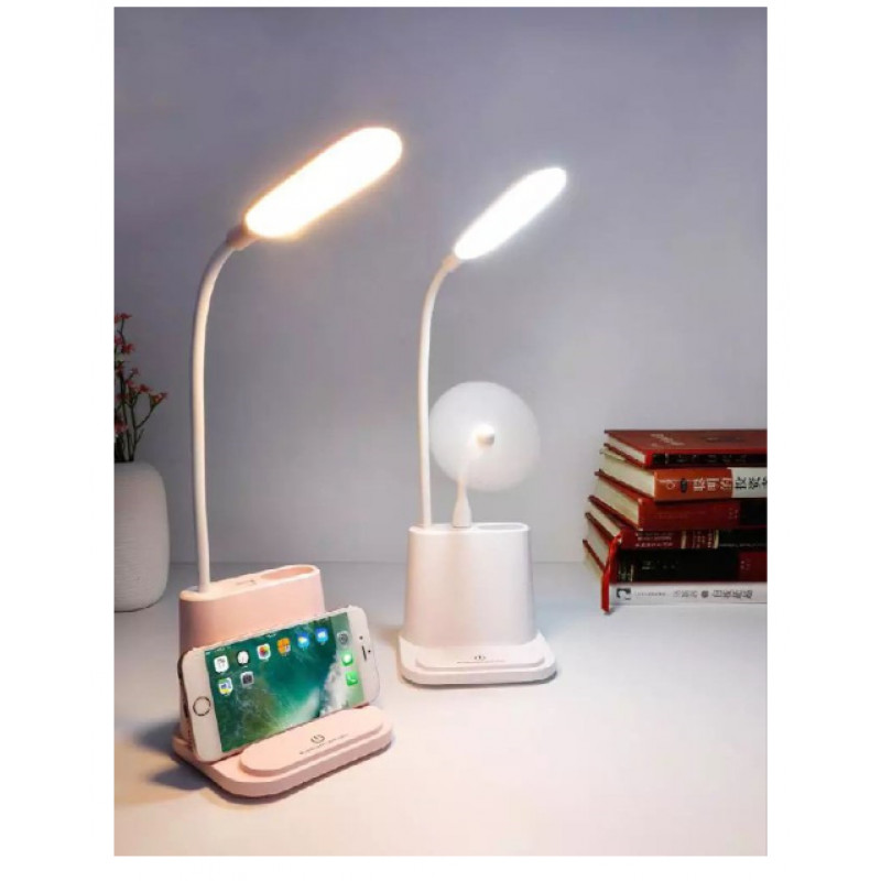 Настільна LED лампа 3198, GB7000, Power bank, 3 режими світла, регулятор яскравості