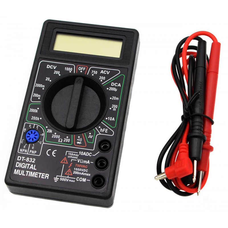 Мультиметр DT-832 (Тестер) звуковая прозвонка