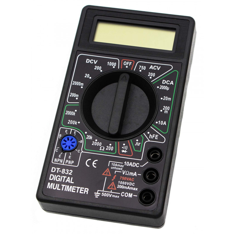 Мультиметр DT-832 (Тестер) звуковая прозвонка