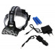 Налобный фонарь WD461, BL-779, 2х18650 Акк., 7хT6, MicroUSB ЗУ