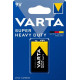 Батарейка VARTA SuperHeavy Duty Крона 6F22/9V/соляна/БЛИСТЕР